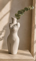 Vase Sculpture en Céramique "Athéna"