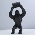 Statuette Gorille Tonneau en Résine – L'Alliance de la Force et du Design