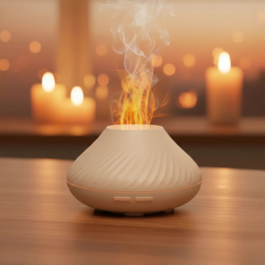 Diffuseur d'Arômes Volcan – Effet Flamme