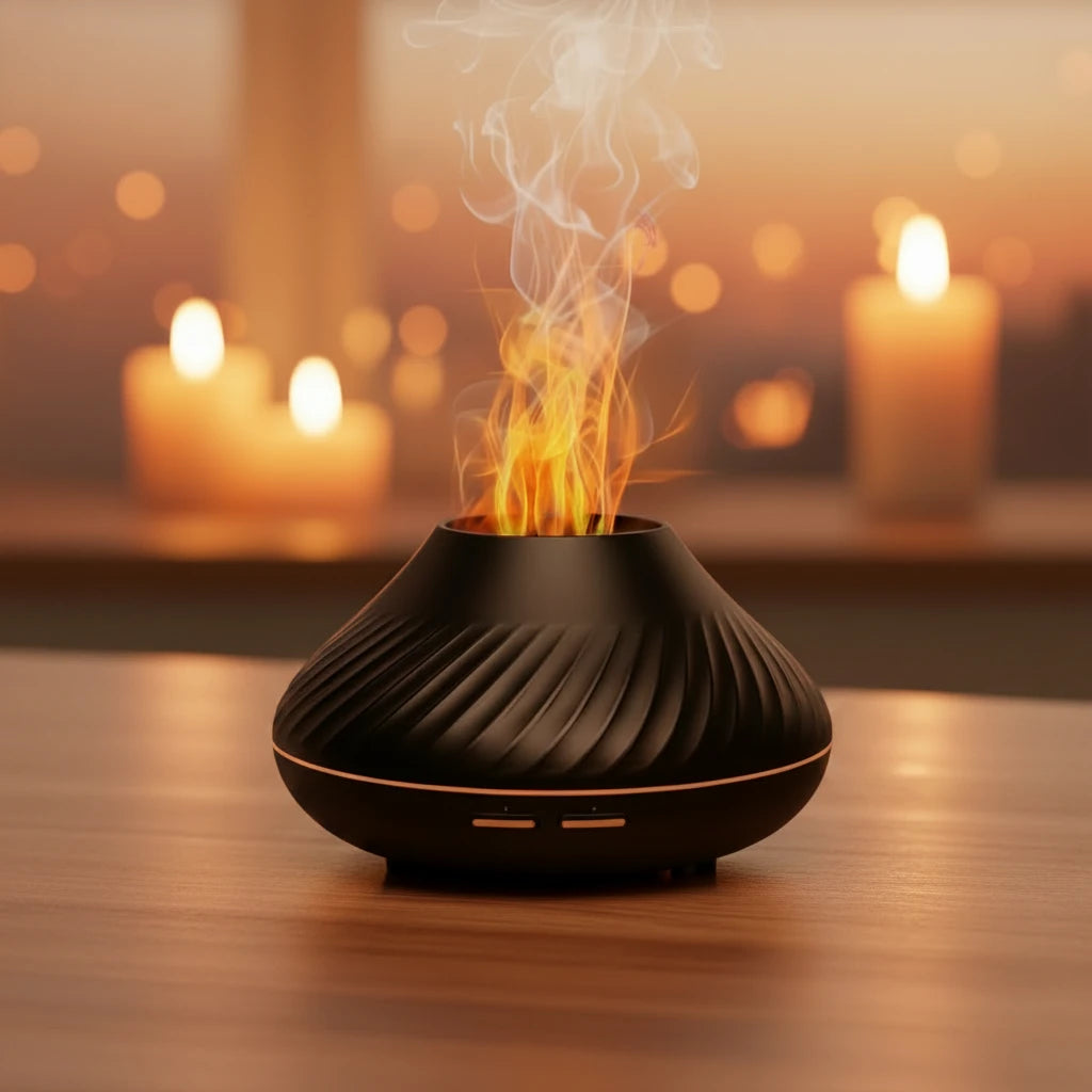 Diffuseur d'Arômes Volcan – Effet Flamme