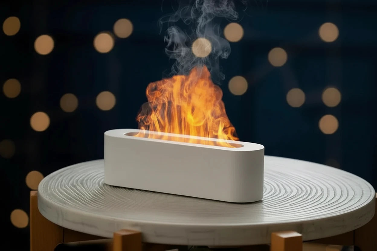 Diffuseur Ligne de Feu – Brume & Flamme Simulée