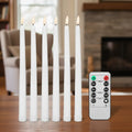 Pack de 6 Bougies Flambeaux LED Haute Fidélité (avec Télécommande)