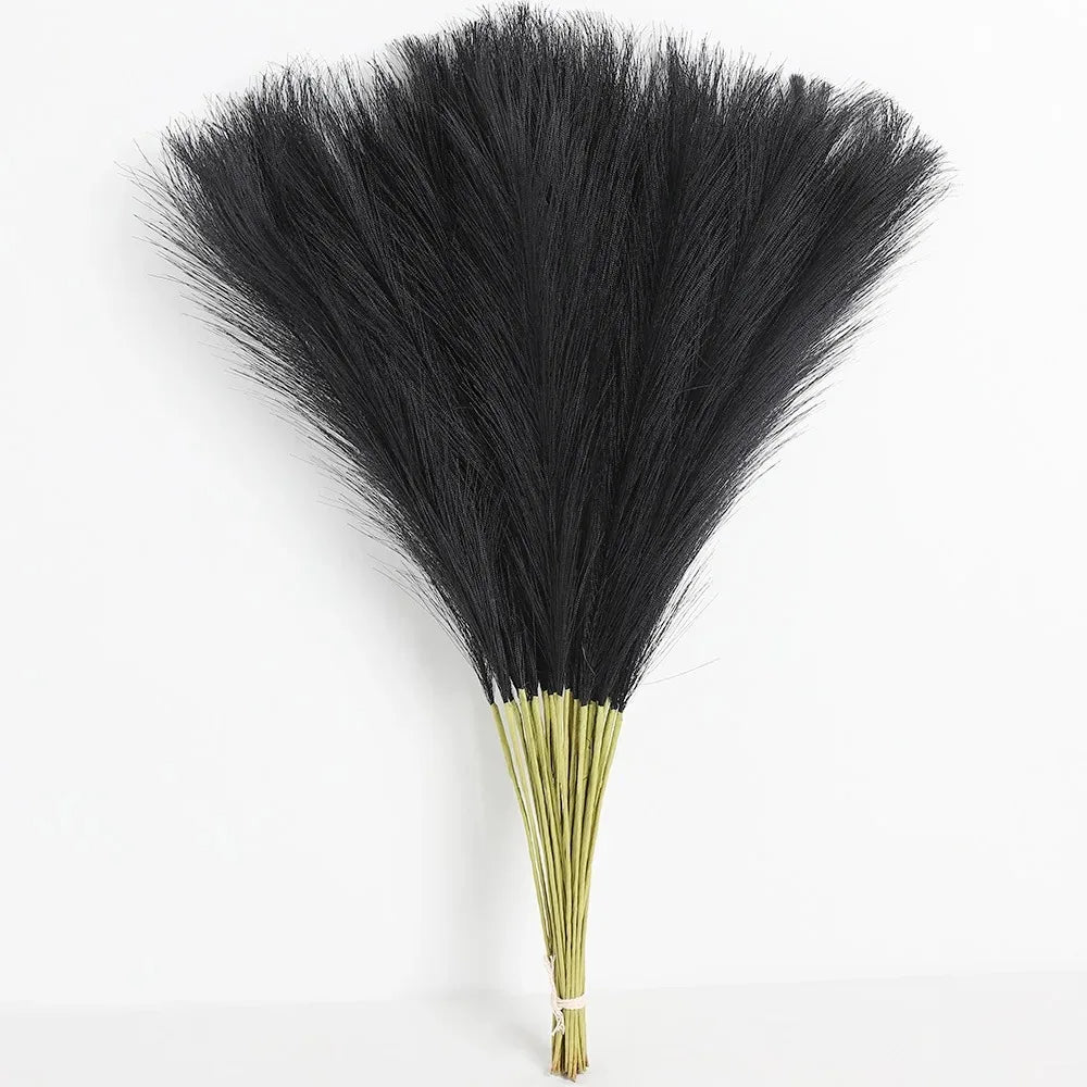 Bouquet de 15 Herbes de Pampa Artificielles (55 cm) – Densité & Douceur "Aura"